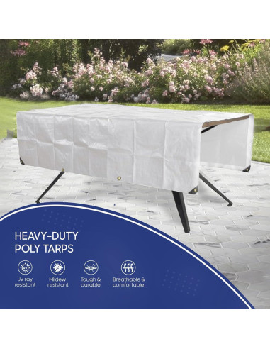 Lona de Polietileno TarpsNow 1.83x2.44m Impermeable 12 Mil