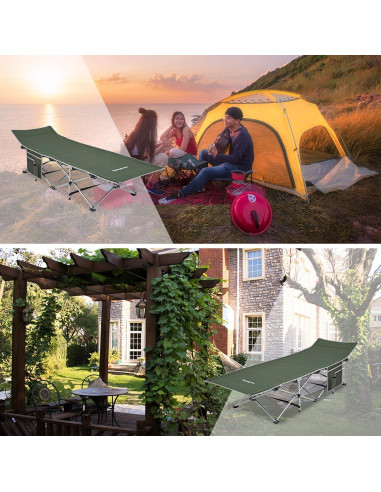 Cama Plegable KingCamp KC8005 para Camping 190.5x66cm 120kg