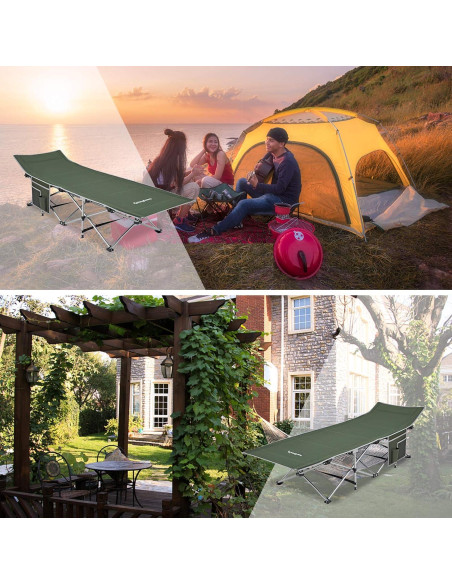 Cama Plegable KingCamp KC8005 para Camping 190.5x66cm 120kg Cama Plegable KingCamp KC8005 para Camping 190.5x66cm 120kg