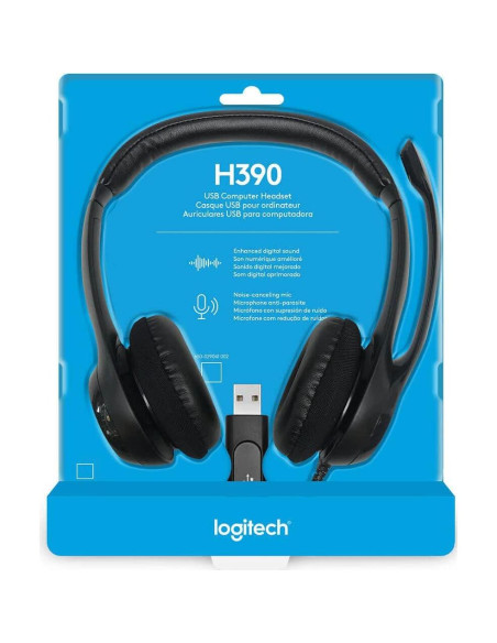 Auricular USB Logitech Clearchat Comfort con micrófono Auricular USB Logitech Clearchat Comfort con micrófono