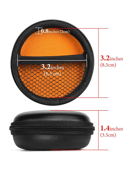 Funda Dura Geekria para Auriculares In-Ear - Negro, Compacta y Portátil Funda Dura Geekria para Auriculares In-Ear - Negro, Compacta y Portátil