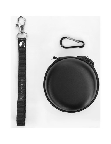 Funda Dura Geekria para Auriculares In-Ear - Negro, Compacta y Portátil