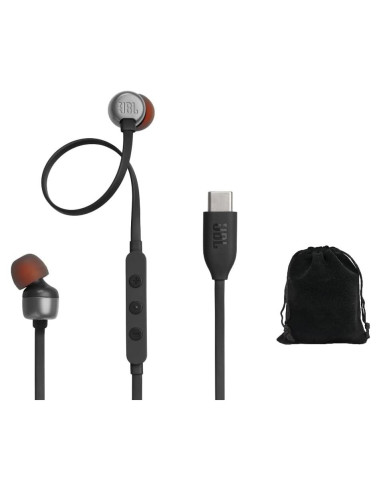 Auriculares In-Ear JBL Tune 310C USB-C con Micrófono y Funda