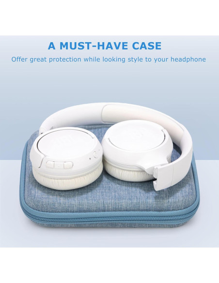 Funda Dura Ginsco para Auriculares Bluetooth JBL Tune 510BT Funda Dura Ginsco para Auriculares Bluetooth JBL Tune 510BT