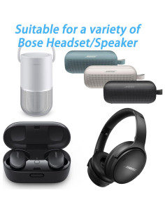 Cargador USB C GGRD para auriculares Bose y altavoces 2
