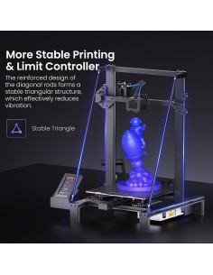 Impresora 3D Longer LK5 Pro 30x30x40cm FDM Reanudación 2