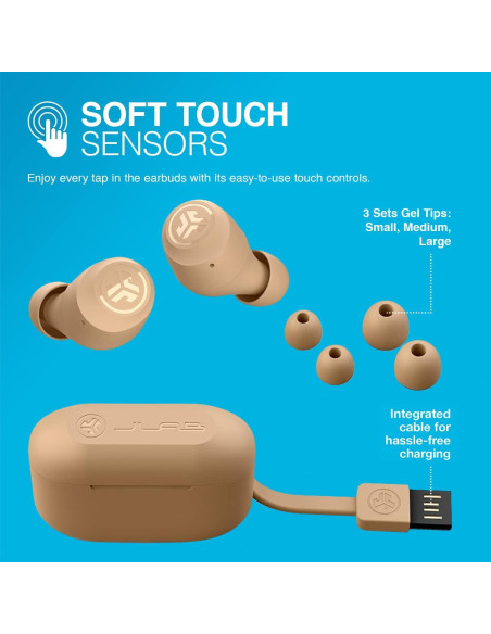 Auriculares Inalámbricos JLab Go Air Tones - 32h Bluetooth Auriculares Inalámbricos JLab Go Air Tones - 32h Bluetooth