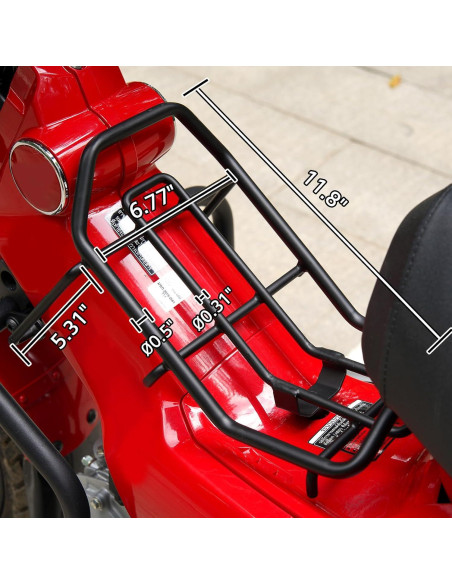 Soporte de Equipaje Central TECTEK para Honda CT125 2020-25 Soporte de Equipaje Central TECTEK para Honda CT125 2020-25