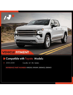 Conjunto de Suspensión Delantera A-Premium para Toyota Corolla 2003-2008 2