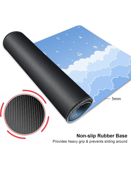 Alfombrilla de Escritorio Grande HUOCAIREN Nubes en Gradiente 800x300mm Alfombrilla de Escritorio Grande HUOCAIREN Nubes en Gradiente 800x300mm