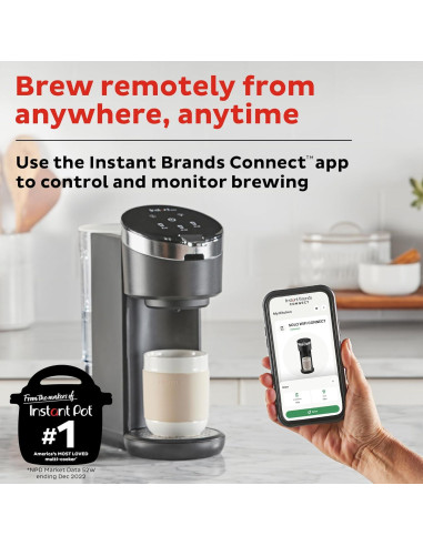 Cafetera Instant Solo WIFI 1 Porción 40oz Negra Automática