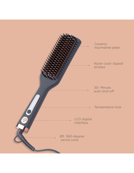 Cepillo Alisador Cerámico Hairitage Smooth Sailing 30.5cm Cepillo Alisador Cerámico Hairitage Smooth Sailing 30.5cm