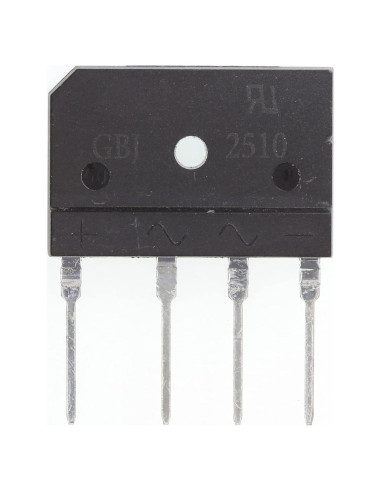 Diodo Rectificador de Puente GBJ2510 25A 1000V - 5 Piezas