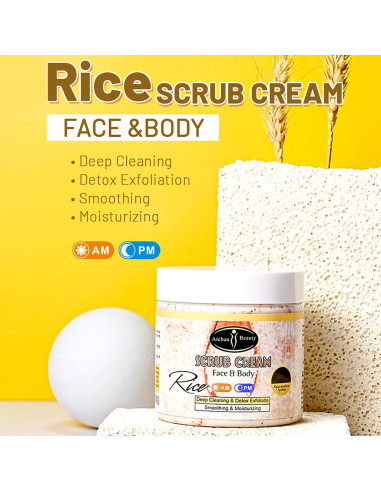 Crema Exfoliante Aichun Beauty 200ml - Limpieza Profunda y Hidratante