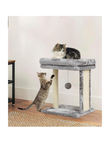 Árbol Rascador para Gatos SYANDLVY con Perchero y 2 Bolas