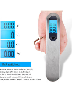 Balanza de Equipaje Electrónica TXY 50kg con Pantalla LCD 2