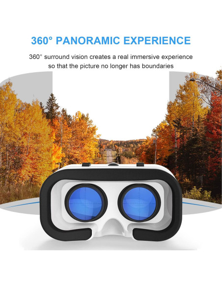 Auriculares VR 3D aiMaKE para Teléfono 4.7-6.5" Ajustables Auriculares VR 3D aiMaKE para Teléfono 4.7-6.5" Ajustables