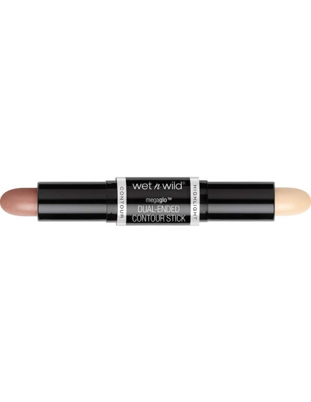 Paquete de Maquillaje Wet n Wild: Stick Contorno Doble Cara + Lápiz Labial Gel Morado Paquete de Maquillaje Wet n Wild: Stick Contorno Doble Cara + Lápiz Labial Gel Morado