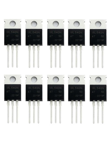 Transistor MOSFET N-Canal YEGAFE IRL540N 100V 33A 130W