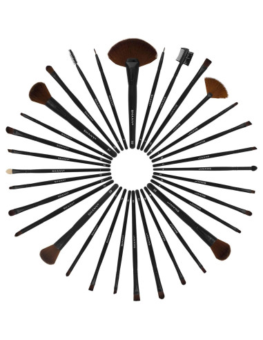 Conjunto de Brochas de Maquillaje SHANY 32 Piezas Sintéticas