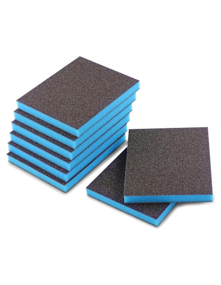 8 Piezas Esponjas de Lijado Jamiikury 60 Granos Lavables 100x120mm 8 Piezas Esponjas de Lijado Jamiikury 60 Granos Lavables 100x120mm