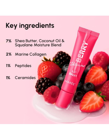 Bálsamo Labial Hidratante MAREE Frutos Rojos 32g