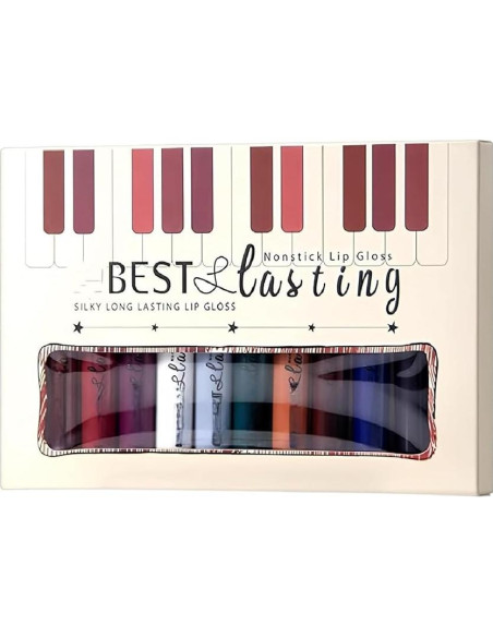 Juego de 12 Lápices Labiales Líquidos Mate Melemando - Colores Naturales Juego de 12 Lápices Labiales Líquidos Mate Melemando - Colores Naturales