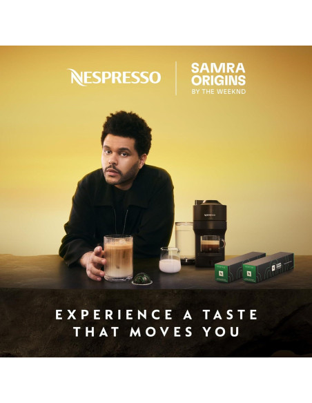 Cafetera Nespresso Vertuo Pop+ De'Longhi Negro + 20 Cápsulas Cafetera Nespresso Vertuo Pop+ De'Longhi Negro + 20 Cápsulas