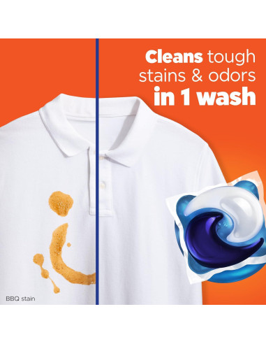 Tide PODS Detergente para Ropa 3-en-1 Aroma Original 102 Pacs
