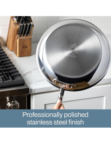 Olla Holandesa All-Clad D3 Acero Inoxidable 5.5L Inducción