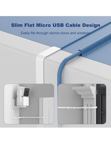 Cable de Extensión Micro USB Itramax 4.5M para WYZE Cam Pan V3