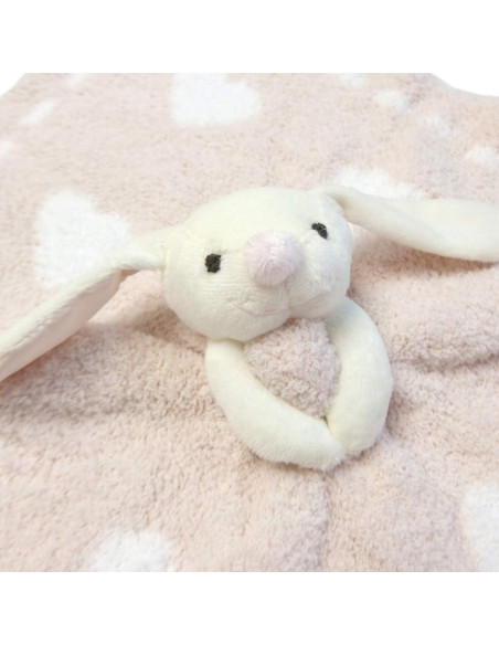Manta Mini Cozychic Dream Barefoot Dreams 40x40 cm Rosa Conejo Manta Mini Cozychic Dream Barefoot Dreams 40x40 cm Rosa Conejo