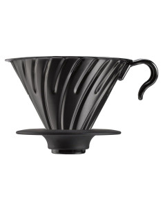 Goteador de Café Hario V60 Metal 02 Negro Mate Apto Lavavajillas