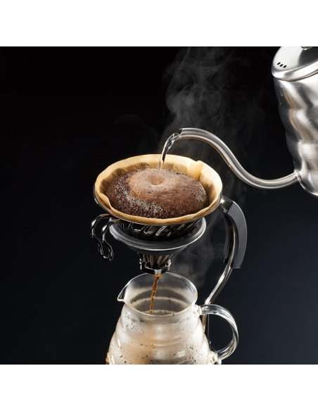 Goteador de Café Hario V60 Metal 02 Negro Mate Apto Lavavajillas Goteador de Café Hario V60 Metal 02 Negro Mate Apto Lavavajillas