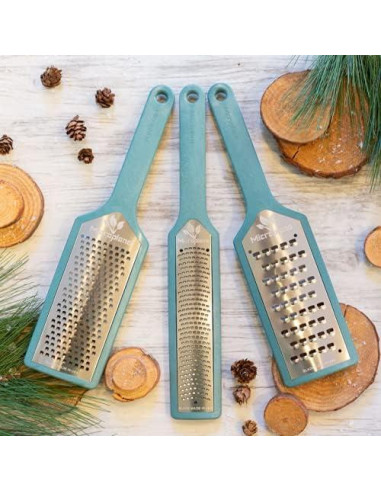 Juego de Ralladores de Queso Microplane EcoGrate 3 Piezas