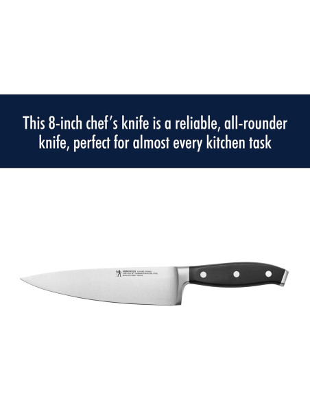 Cuchillo de Chef HENCKELS Forged Premio 20.32 cm Acero Inoxidable Cuchillo de Chef HENCKELS Forged Premio 20.32 cm Acero Inoxidable