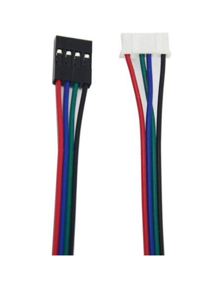 Cables Dupont 4pin a 6pin Iverntech 1M para Motor Nema 17 Cables Dupont 4pin a 6pin Iverntech 1M para Motor Nema 17