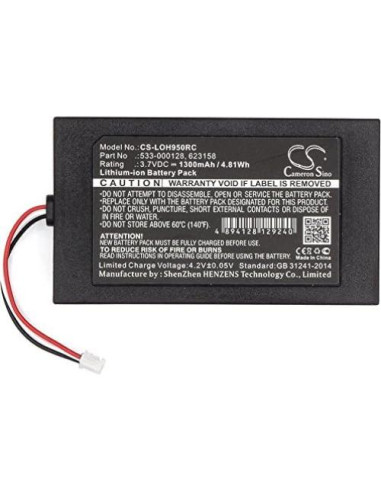 Batería de Reemplazo SYTH para Logitech Harmony 950 1300mAh