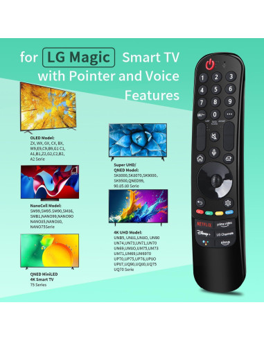 Control Remoto de Voz LG MR22GN para Smart TV 2022