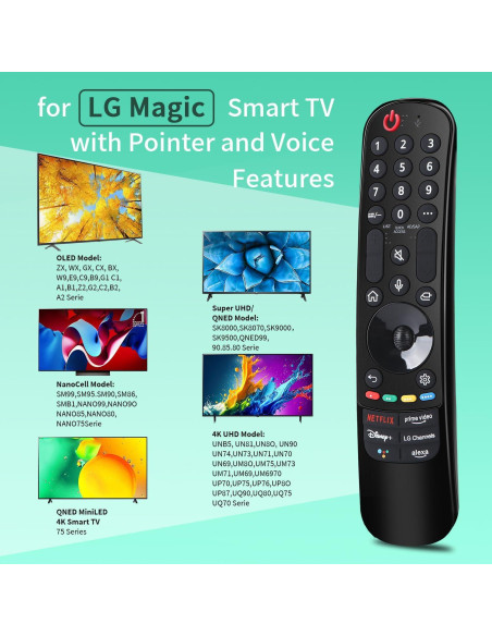 Control Remoto de Voz LG MR22GN para Smart TV 2022 Control Remoto de Voz LG MR22GN para Smart TV 2022