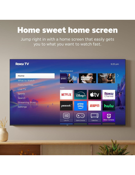 Roku Smart TV 2025 - 50" 4K HDR LED con Control Remoto de Voz Roku Smart TV 2025 - 50" 4K HDR LED con Control Remoto de Voz