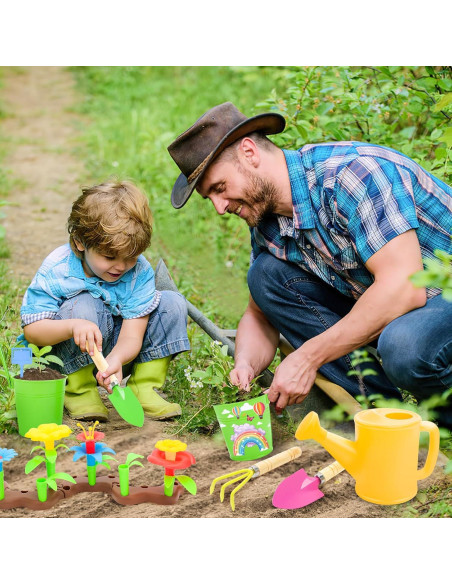 Set de Jardinería para Niños deAO con Herramientas y Accesorios Set de Jardinería para Niños deAO con Herramientas y Accesorios