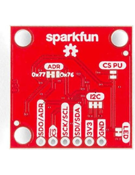 Sensor Atmosférico BME280 SparkFun - Medición de Temperatura, Humedad y Presión Sensor Atmosférico BME280 SparkFun - Medición de Temperatura, Humedad y Presión