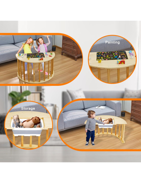 Mesa Arco Sensorial GOME ST04 para Niños con Almacenamiento Mesa Arco Sensorial GOME ST04 para Niños con Almacenamiento