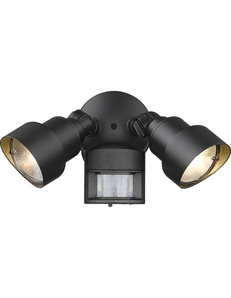 Foco LED Exterior Acclaim Lighting 2 Luces Negro Mate con Sensor Foco LED Exterior Acclaim Lighting 2 Luces Negro Mate con Sensor