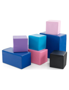 HONEY JOY Bloques de Espuma 7 Piezas para Niños - Juguetes de Construcción