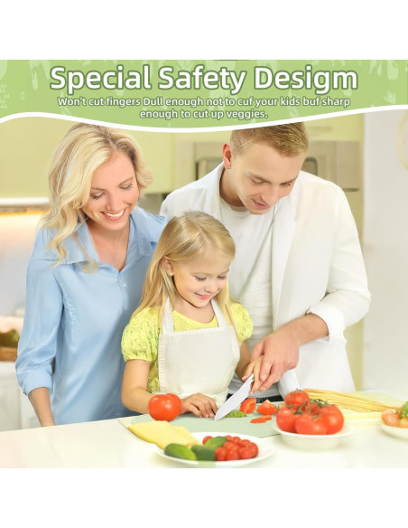 Set de Cuchillos para Niños WALAWALA 4 Piezas Libre de BPA Set de Cuchillos para Niños WALAWALA 4 Piezas Libre de BPA