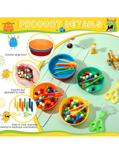 Conjunto de Juguetes Educativos Zhanmai 142 Piezas Habilidades Motoras