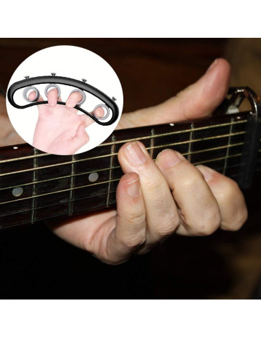 Expansor de Dedos Saycker para Guitarra y Piano, Negro