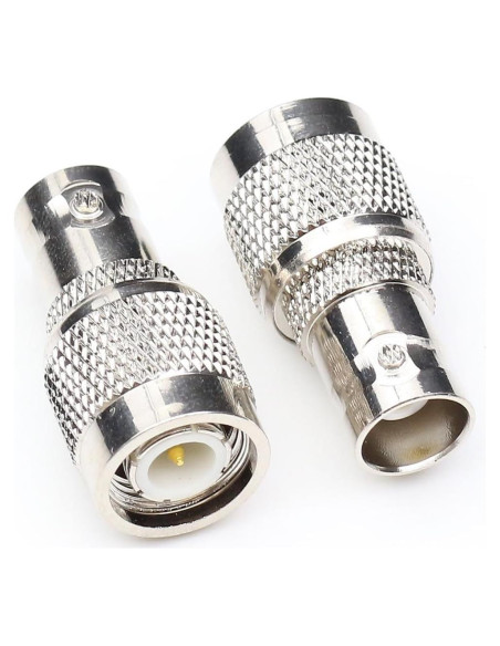 Adaptador Coaxial ANHAN TNC Macho a BNC Hembra 2 Piezas Adaptador Coaxial ANHAN TNC Macho a BNC Hembra 2 Piezas